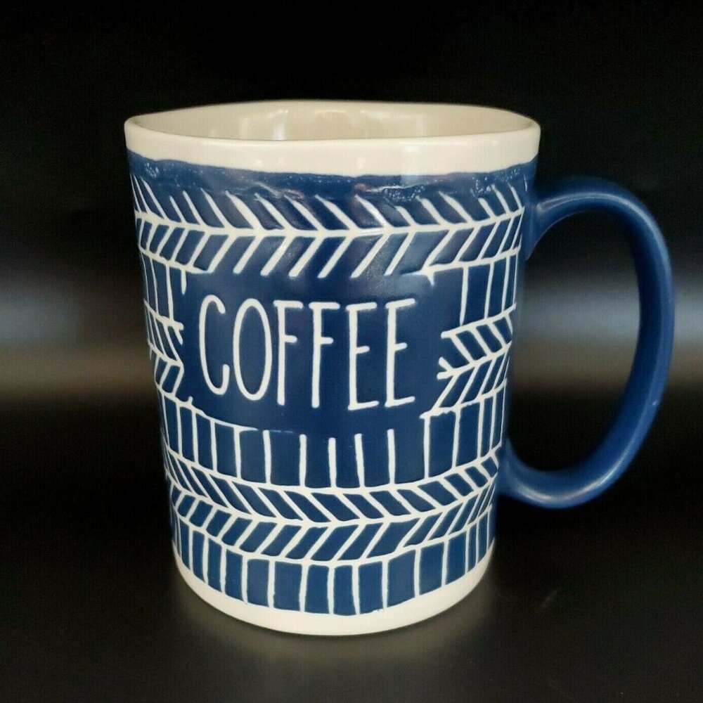 Belle Maison Blue and White Coffee Mug